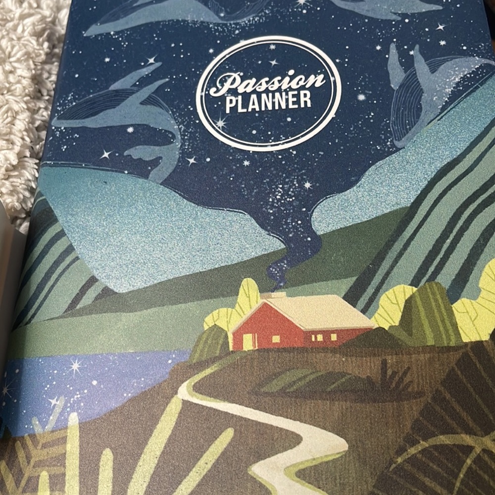 NWT Alpine Lake Passion Paper Life Coach Personal Planner 2023 Monday Start